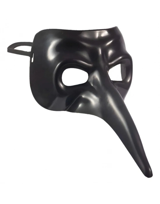 Siyah Uzun Burun Veba Doktoru Maskesi