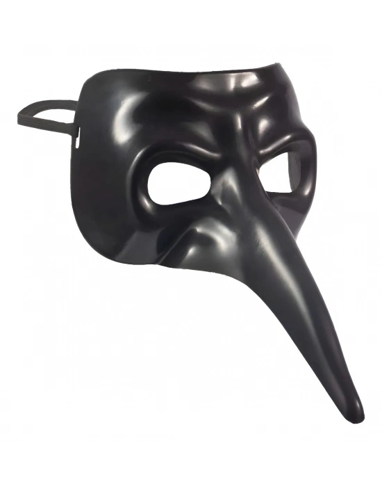 Siyah Uzun Burun Veba Doktoru Maskesi