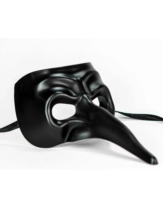 Siyah Uzun Burun Veba Doktoru Maskesi