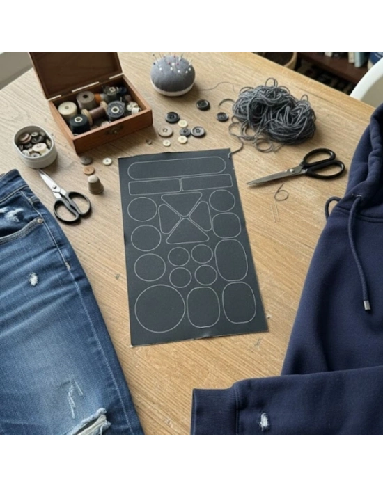 Siyah Yapışkanlı Yama Tamir Bantları