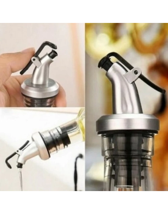 Sızdırmaz Kapaklı Şişe Tıpası Yağdanlık Ucu