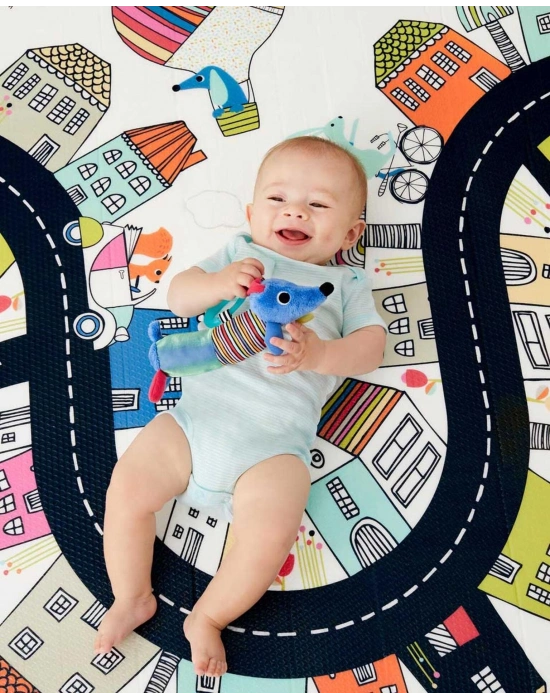 Skip Hop Çift Taraflı Oyun Halısı Oyun Matı Köy