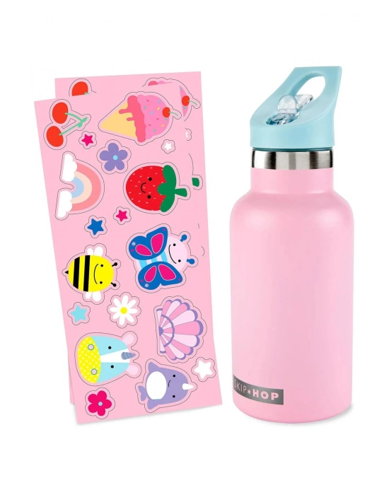 Skip Hop Spark Style Paslanmaz Çelik Suluk Pembe