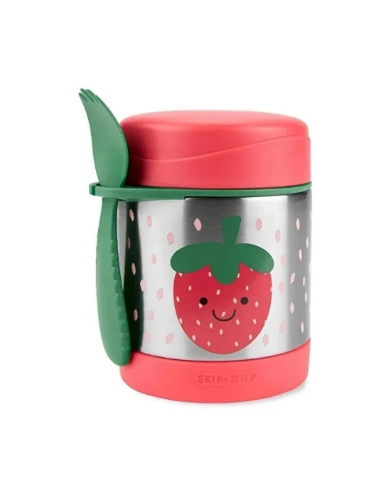 Skip Hop Zoo Paslanmaz Çelik Termos 325 ml Çilek