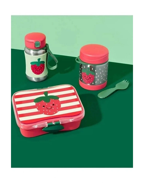 Skip Hop Zoo Paslanmaz Çelik Termos 325 ml Çilek