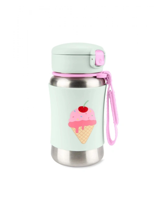 Skip Hop Zoo Pipetli Paslanmaz Çelik Suluk 350 ml Dondurma