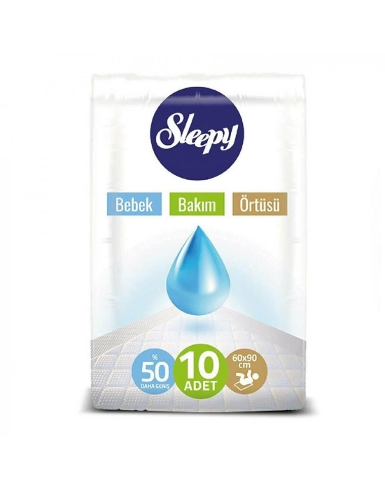 Sleepy Babycare Bebek Bakım Örtüsü 60x90 10 Adet