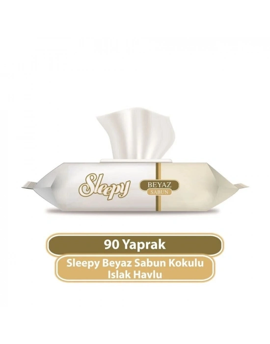 Sleepy Beyaz Sabun Kokulu Islak Havlu Mendil 90 Adet