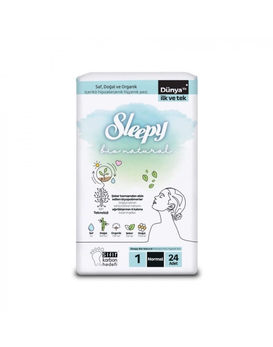 Sleepy Bio Natural Premium Plus Normal Ped 24 Adet