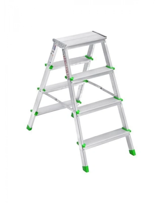 ® SM Saraylı 4+4 Çift Taraflı Alüminyum Merdiven