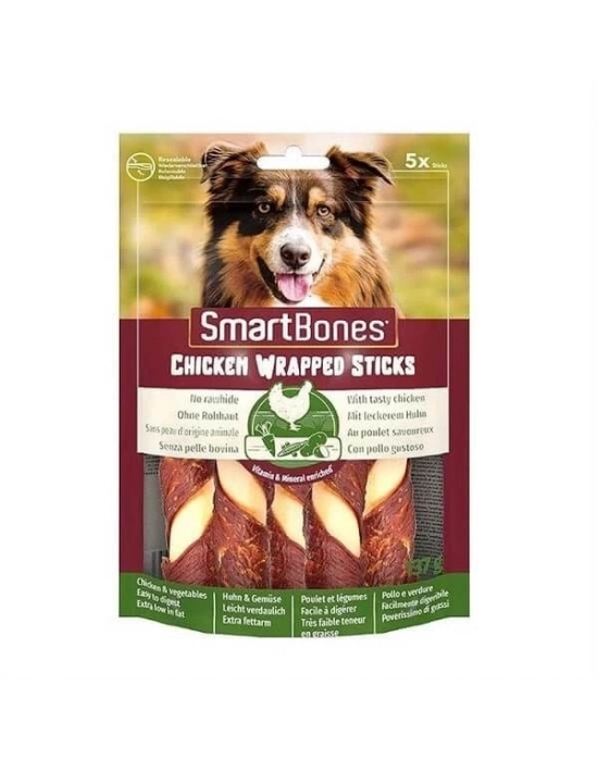 Smart Bones Tavuk Sargılı Stick Köpek Ödül Maması 1 Adet 5x137 Gr