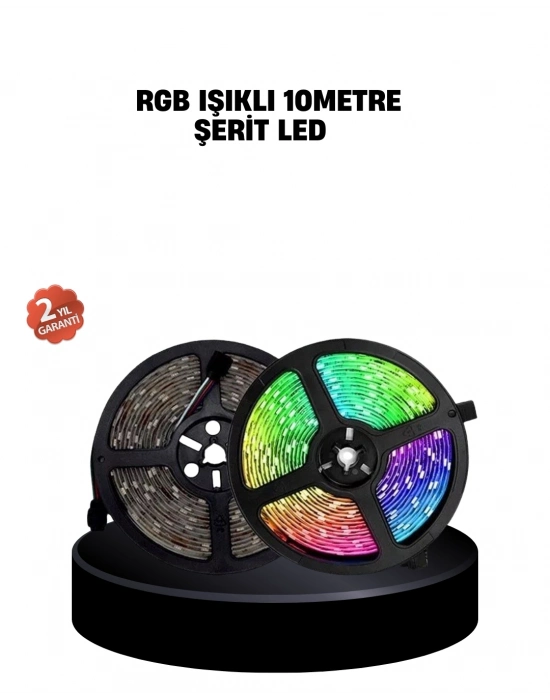 Smart Şerit LED Kumandalı USB Enerjili Suya Dayanıklı Dekoratif Aydınlatma