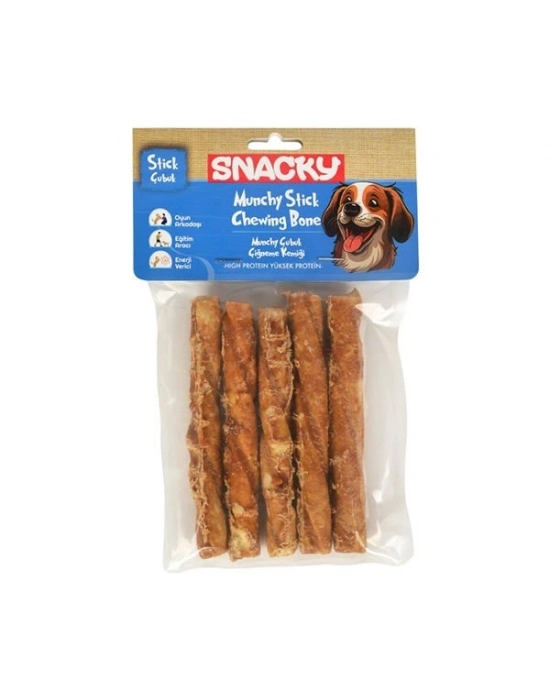 Snacky Çıtır Munchy Köpek Çiğneme Kemiği 5 Adet 100 Gr