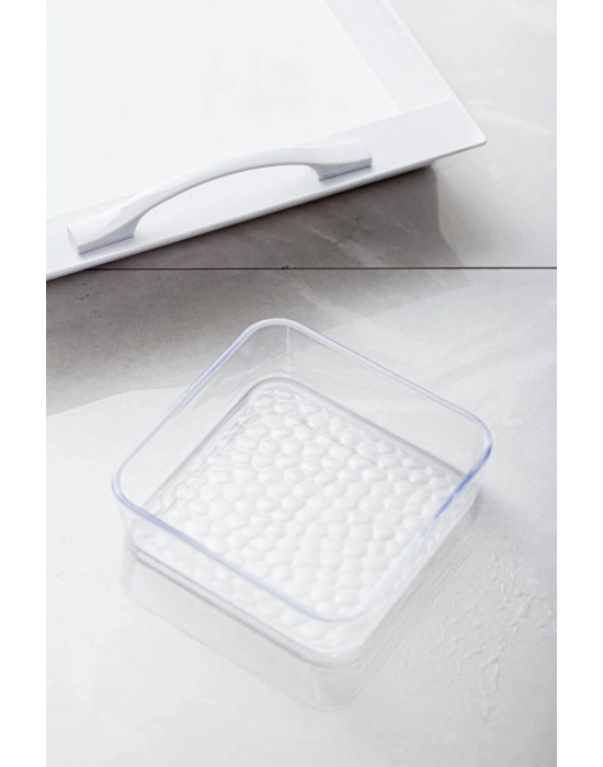 Soft Beyaz Akrilik Saray Kahvaltılık Seti