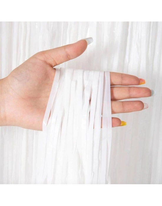 Soft Beyaz Renk Duvar ve Kapı Perdesi İthal 100x200 cm