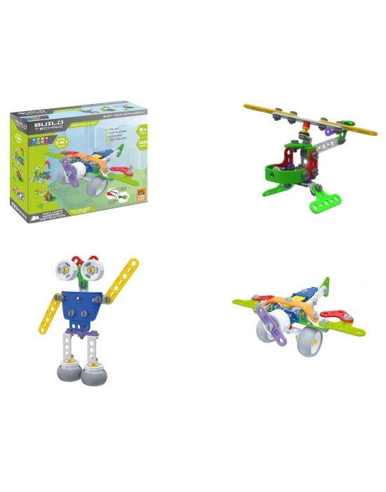 Sök Tak 100 Parça Araç 3in1 Build Technic - 4100301-1