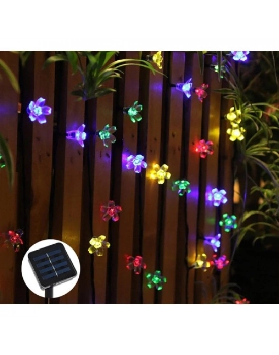 Solar 5m 50 Led Papatya RGB 8 Fonksiyonlu