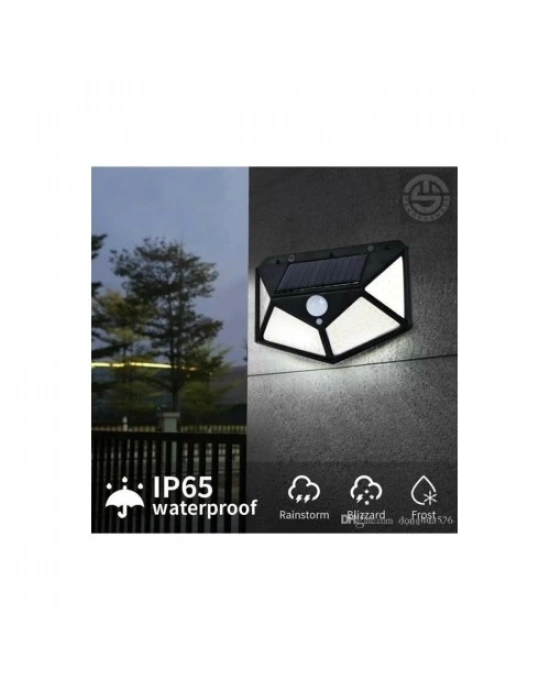 Solar Bahçe Aydınlatma Lambası 100 Led