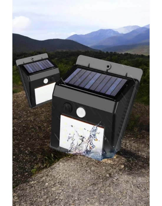 Solar Lamba Giriş, Bahçe Yol Avlu Hareket Sensörlü Led