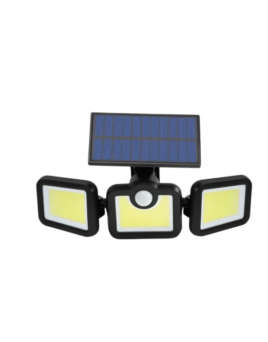 Solar LED Projektör Sensörlü Dış Mekan Güvenlik Lambası