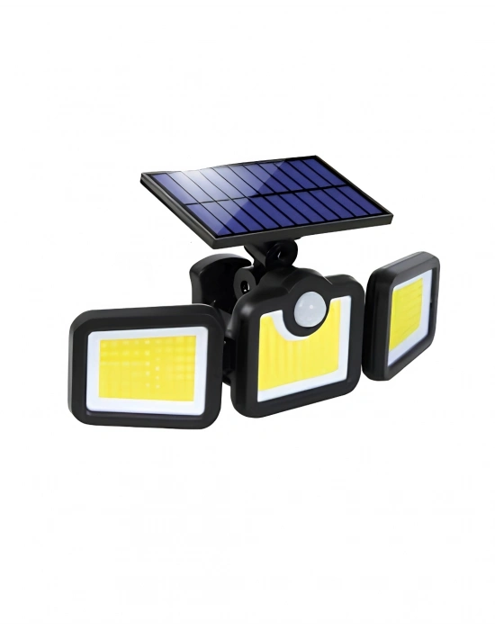 Solar LED Projektör Sensörlü Dış Mekan Güvenlik Lambası