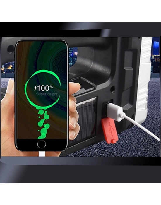 Solar Panelli Ledli Fener Wt-614