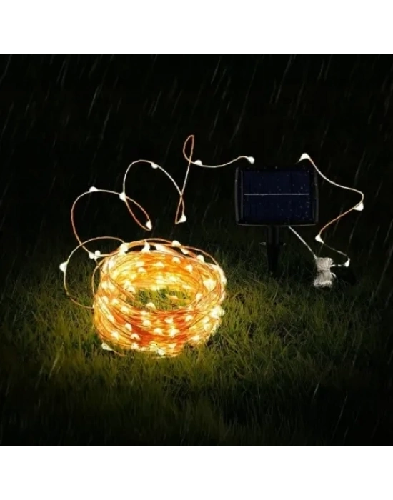 Solar Peri Led 20m 200 Led Gün Işığı