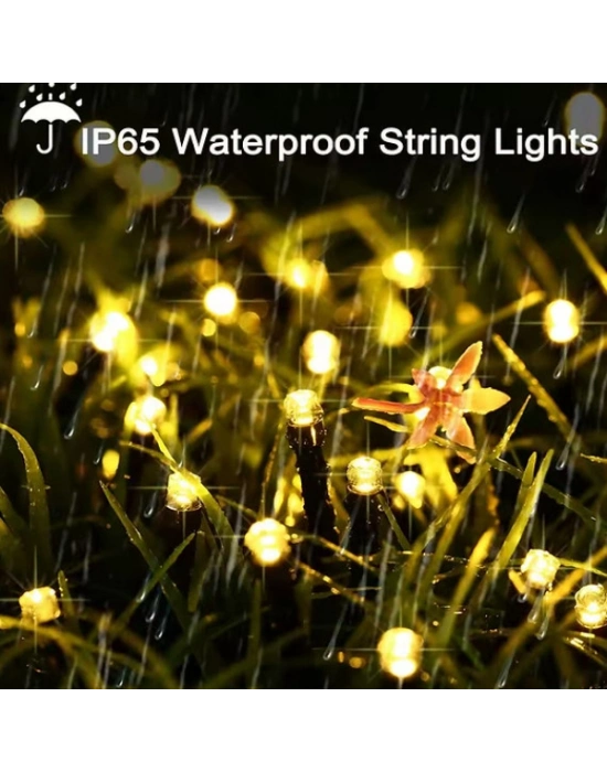 Solar Siyah Kablo Bahçe Aydınlatması