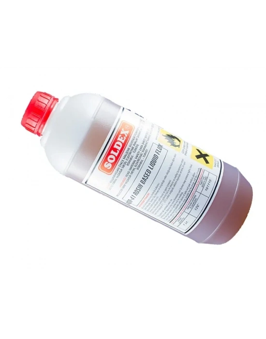 Soldex Asr41 1 Lt - Reçine Bazlı Kırmızı Lehim Suyu