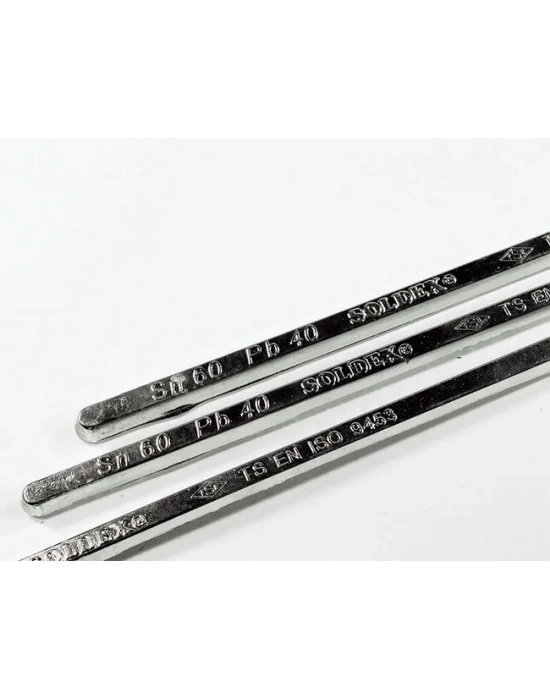 Soldex Çubuk Lehim 60-40, 1 Kg, Sn:60 / Pb:40
