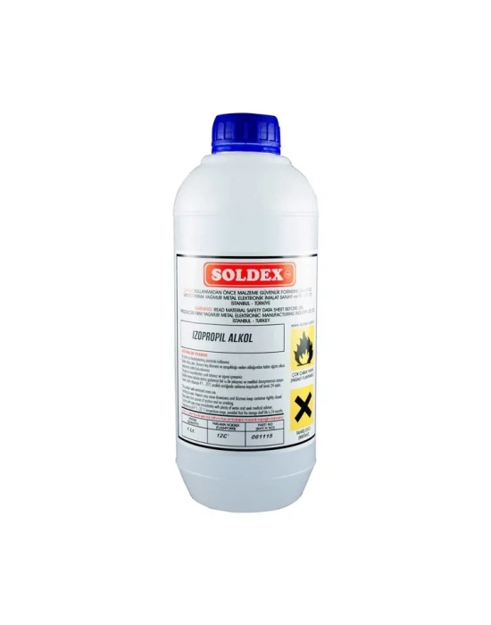 Soldex İzopropil Alkol 1 Lt - %99,9 Saf İpa