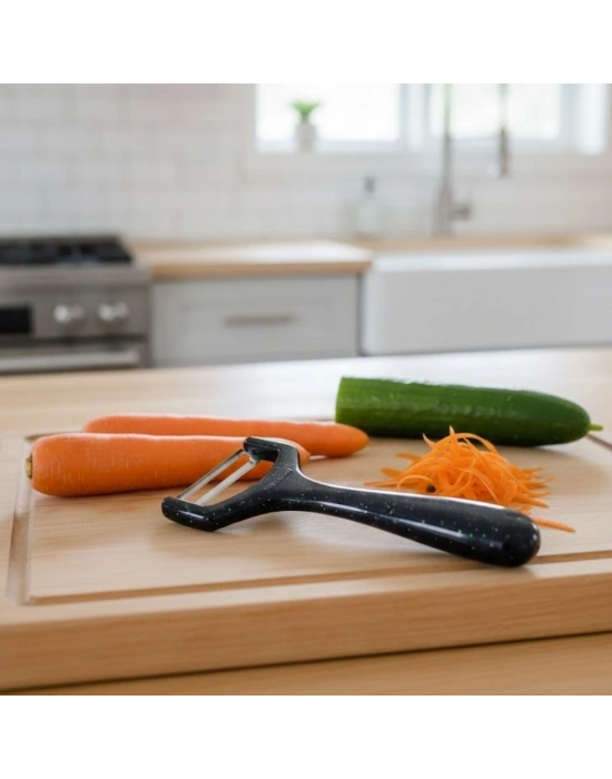 ® Solingen Çelik Küçük Boy Meyve Sebze Soyacak – Keskin Paslanmaz Soyucu Aparat