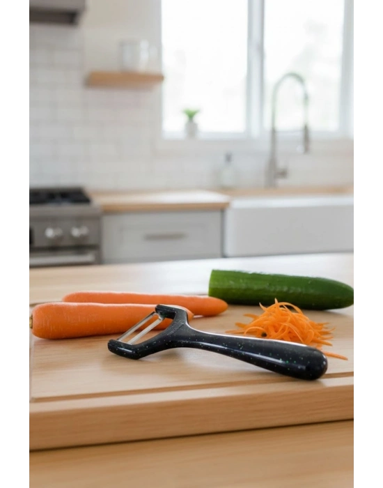 ® Solingen Çelik Küçük Boy Meyve Sebze Soyacak – Keskin Paslanmaz Soyucu Aparat