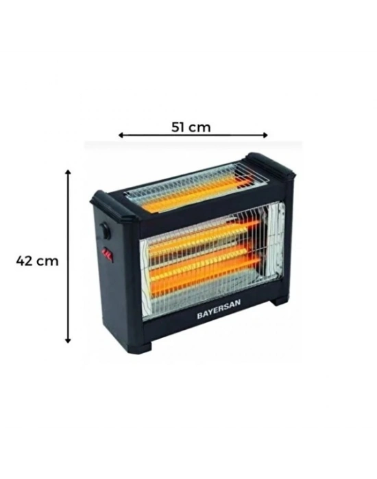 Şömine Tipi Isıtıcı Soba 1800W