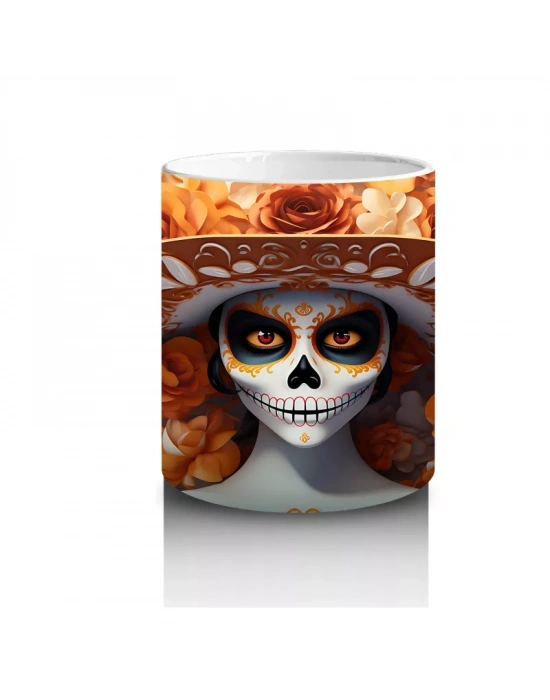 Sonbahar Güneşinde Parlayan Beyaz Maske – Hediyelik Kahve Kupası