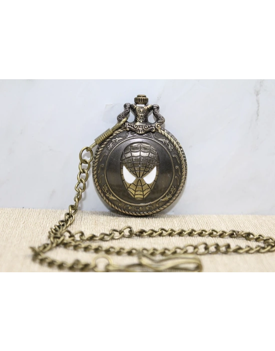 Spiderman Tasarımlı Köstekli Saat Model 2