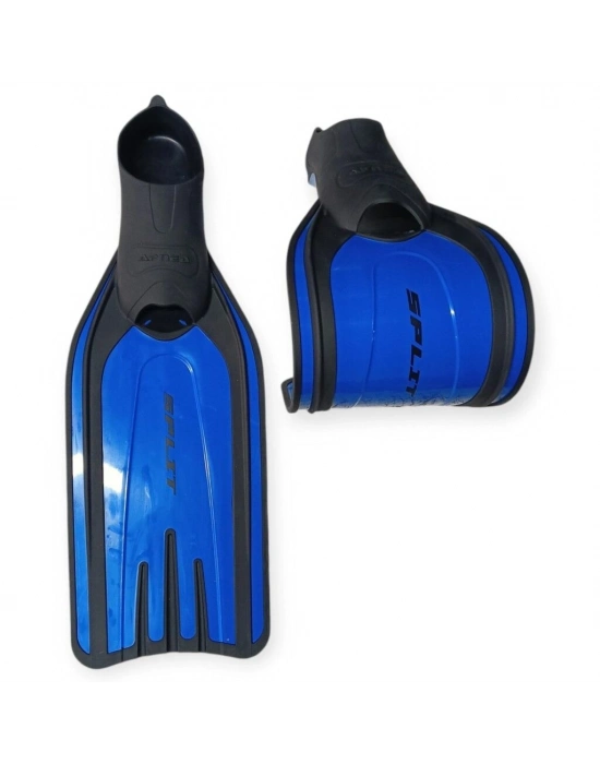 Split Esnek Yüzücü Paleti MAVİ Siyah Çantalı - 44-45 - BXL586