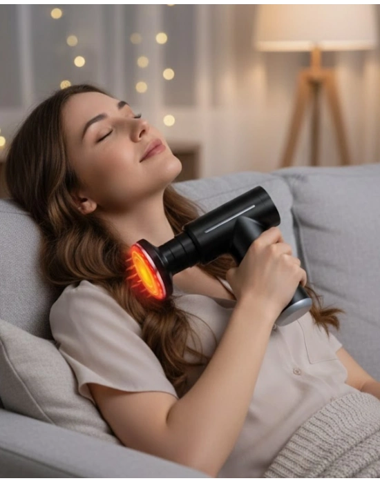 ® Spor Sonrası Kas Gevşetici Masaj Cihazı Çift Fonksiyonlu