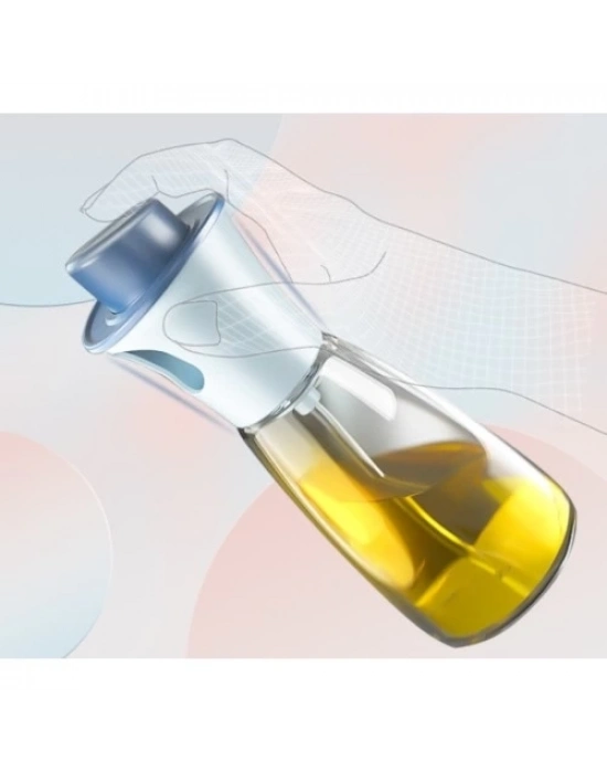 Spreyli Cam Yağ Sirke Şişesi