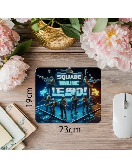Squad Ready Yazılı Ekip Ruhlu Mousepad - 19x23 cm 2 mm Dikdörtgen İthal Baskılı Mouse Pad