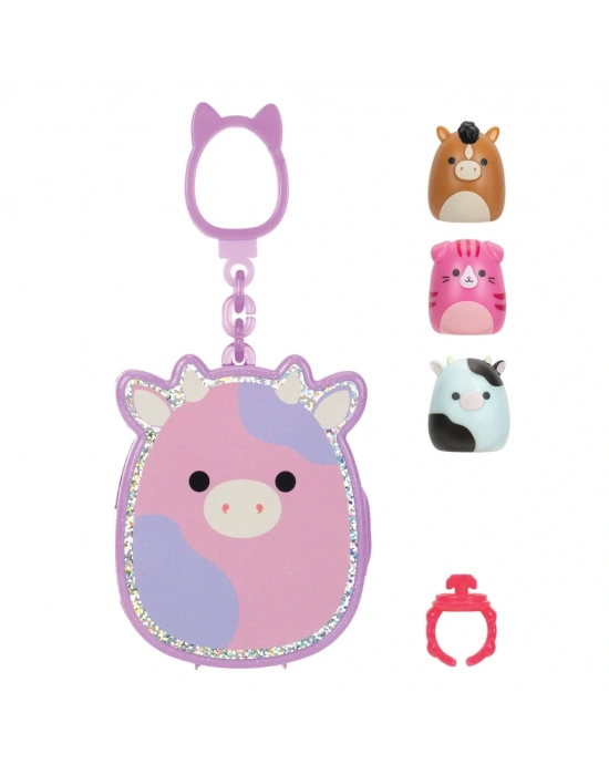 Squish-a-longs 3 Figür + Yüzük Çantalı Sürpriz Paket Seri 1