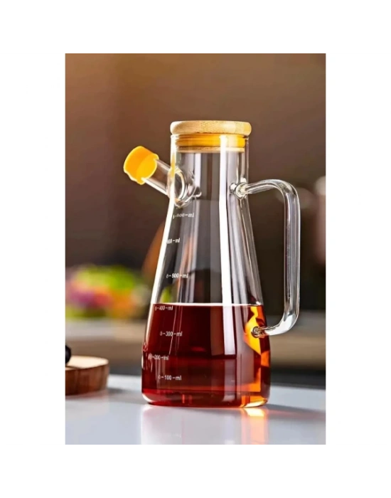 Standlı 2li Cam Yağdanlık