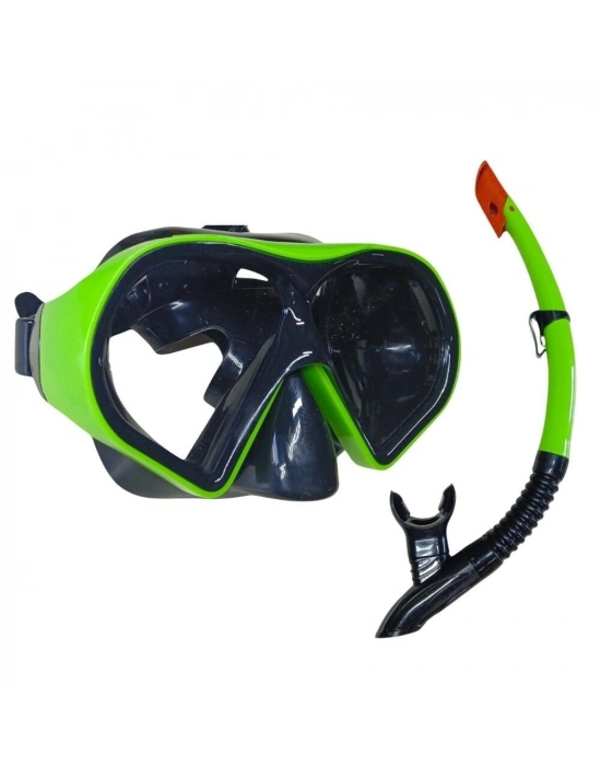 Star Diving Dalış Maskesi ve Snorkel Yetişkin - 51713-YEŞİL