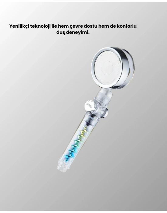 Start Stop Kontrollü El Duşu – Basınçlı, Su Tasarruflu, Sağanak Yağmur Deneyimi