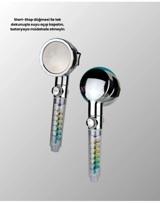 Start Stop Kontrollü El Duşu – Basınçlı, Su Tasarruflu, Sağanak Yağmur Deneyimi