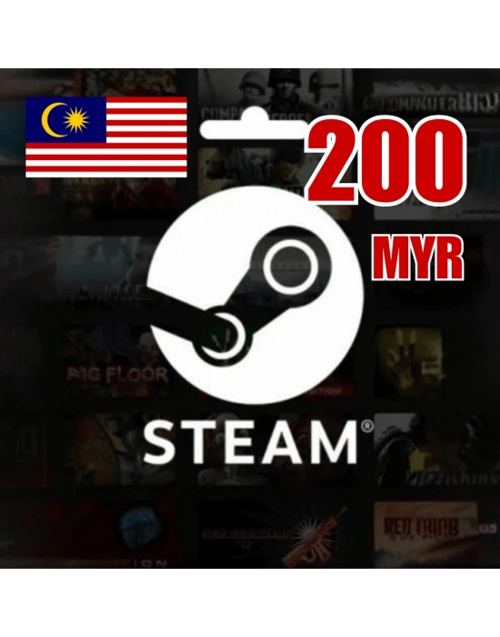 Steam Wallet 200 Myr