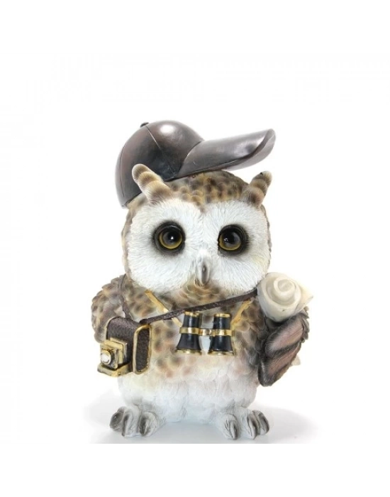 Steampunk Polyester Baykuş Figürü Model 2