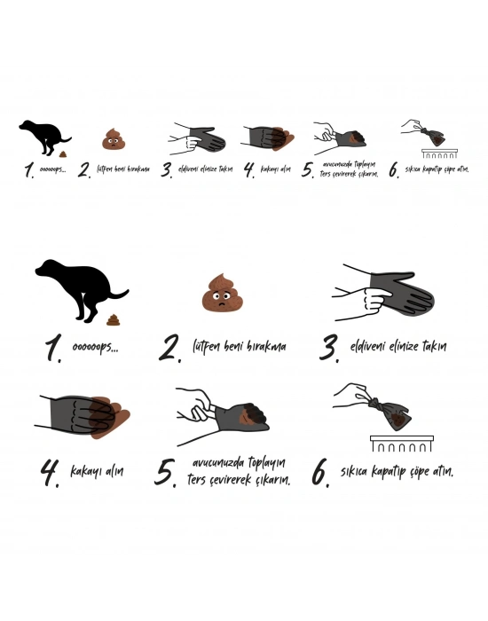 Sterel Pet Tuvalet Eldiveni 50 Adet