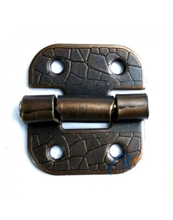 Stoplu Menteşe - 30x33mm, Oksit, 1 Adet