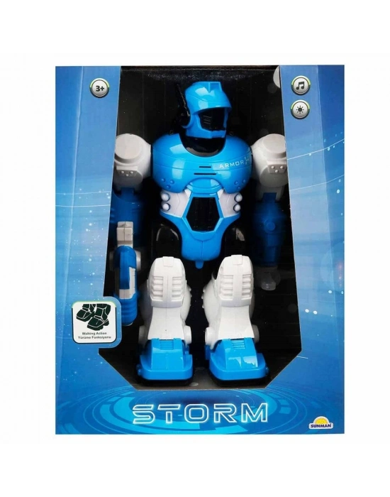 ® Storm Brave Sesli ve Işıklı Yürüyen Robot 25 cm